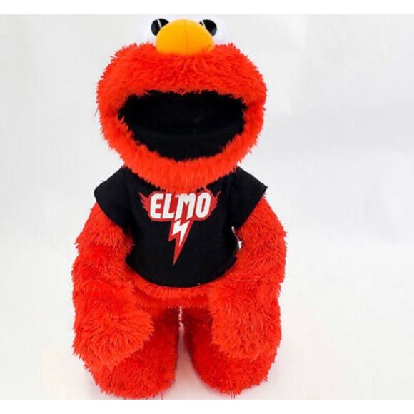 Collectable, Hasbro, 2010, Let’s Rock Elmo Sesame Street Plush Singing and Movin - Picture 3 of 9